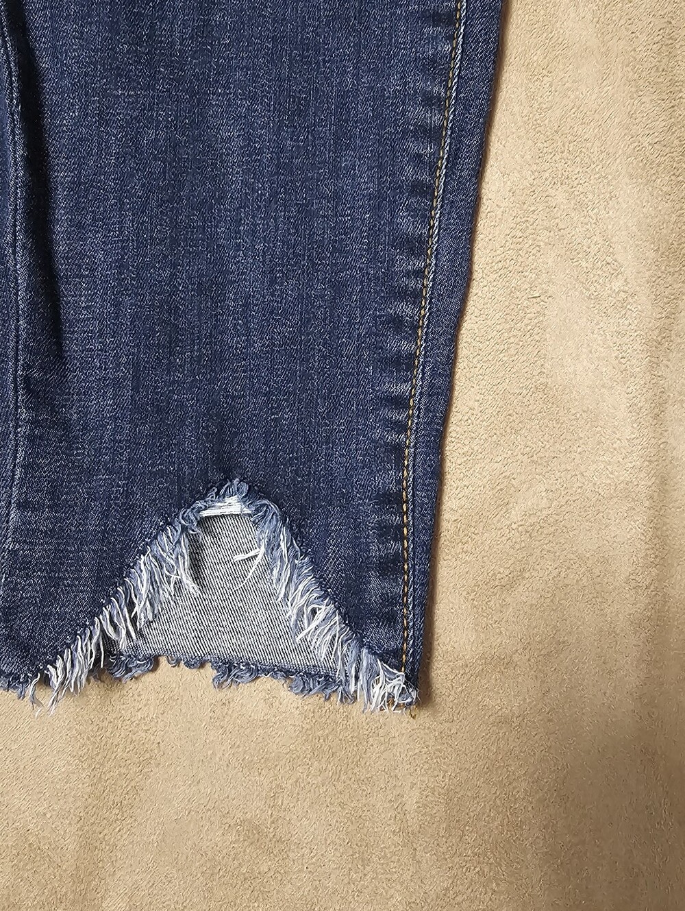 7 For All Mankind 98% Cotton High Waist Women's Dark Blue Skinny Jeans - Picture 4 of 13